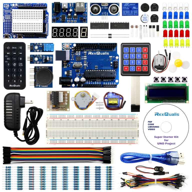 Rexqualis Super Starter Kit Based On Arduino Uno R3 With Tutorial And